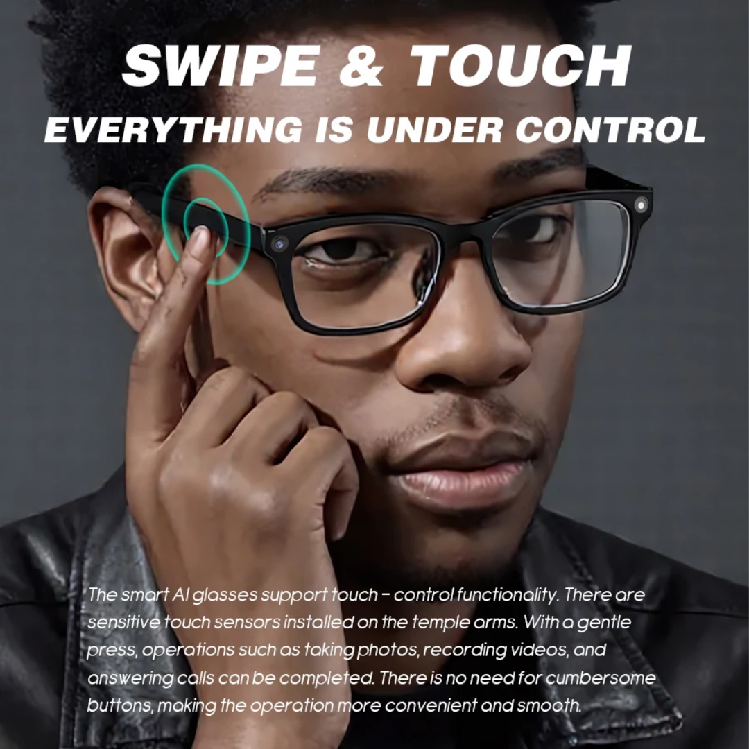 Lunettes connectées intelligente avec caméra