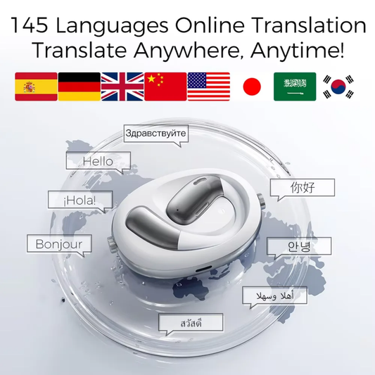 Écouteurs traducteur qui traduit 150 langues instantanée